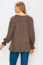 Load image into Gallery viewer, Abigail Suede Top