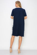 Load image into Gallery viewer, Renyta Dress with Novelty Front Printed Pleating