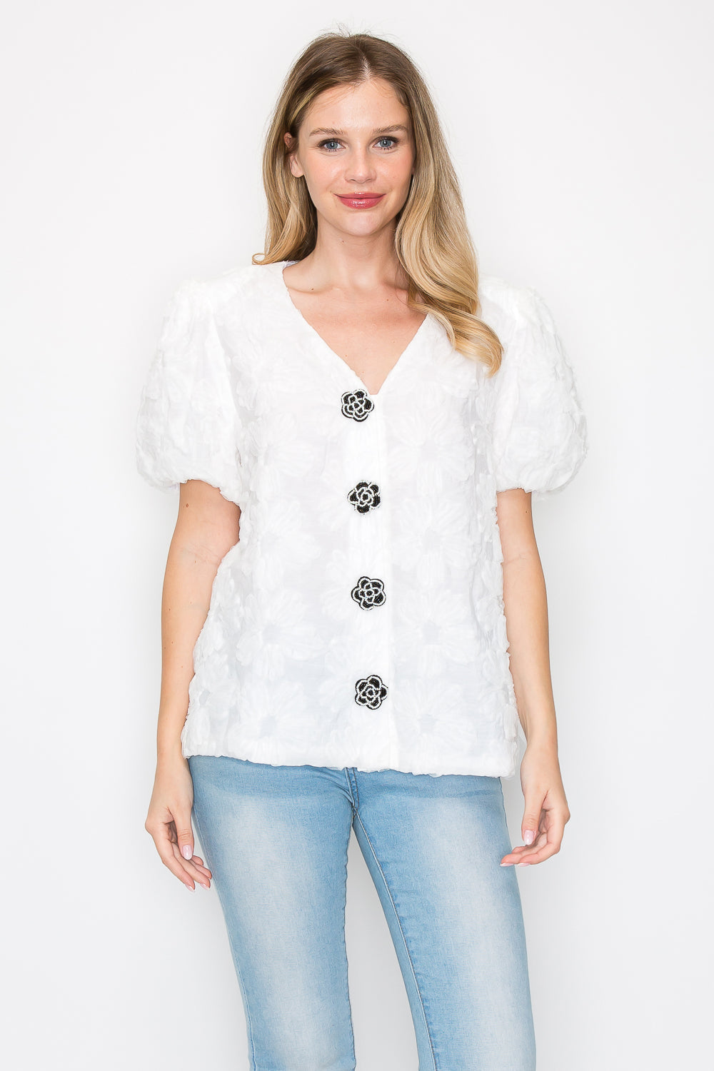 Wendy Textured Lace Top