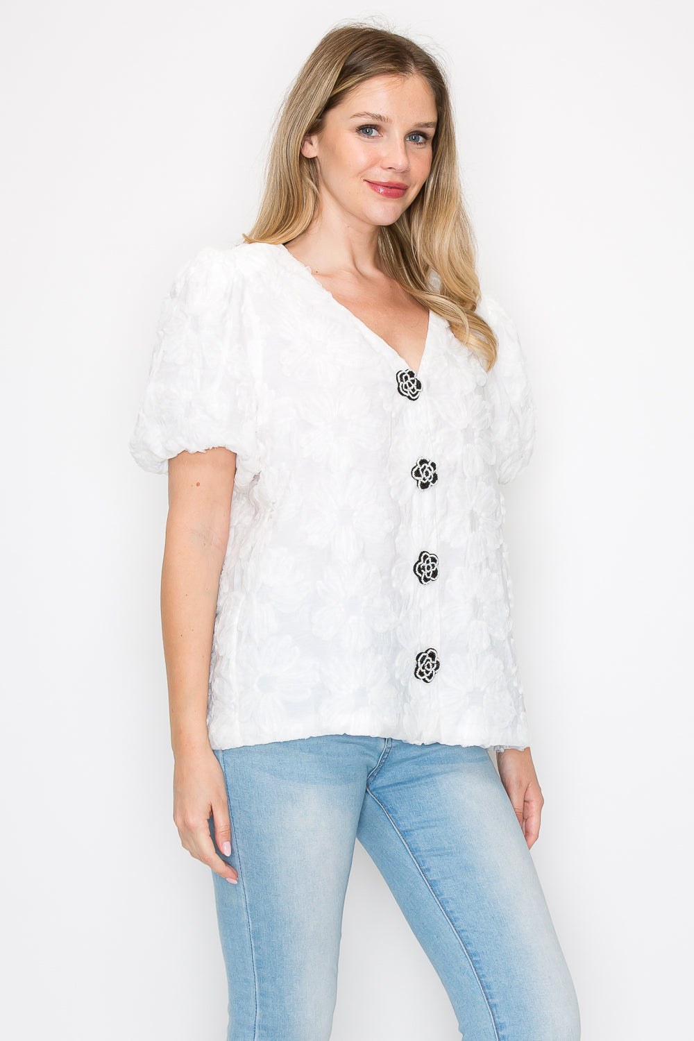 Wendy Textured Lace Top