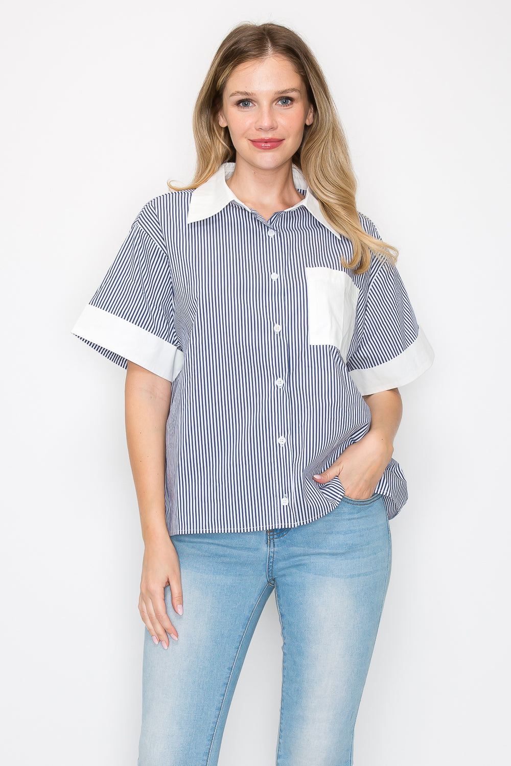 Winslet Cotton Stripe Top