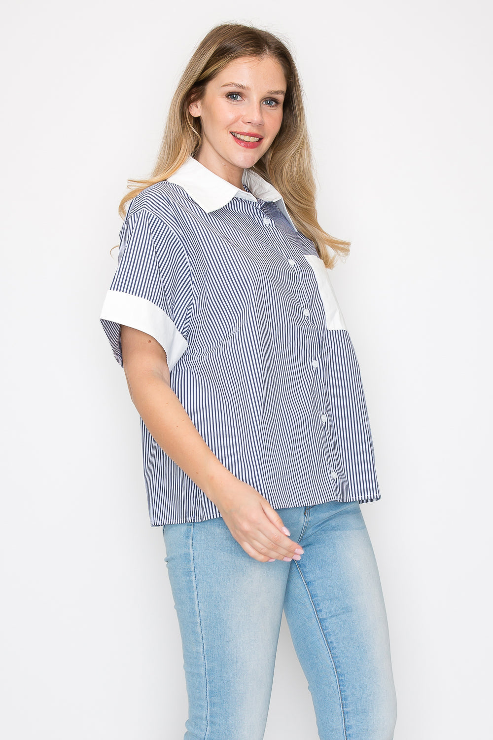 Winslet Cotton Stripe Top