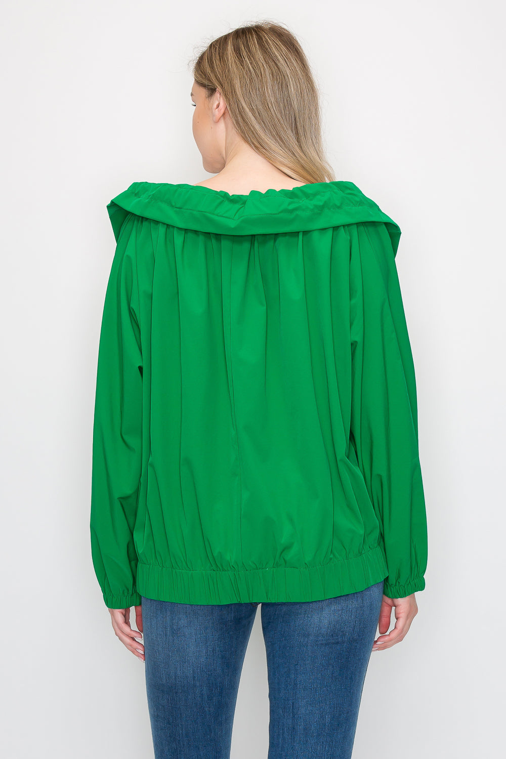 Jonna Stretch Parachute Nylon Zipper Jacket