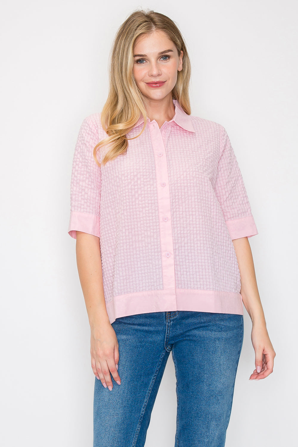 Wanessa Textured Cotton Top