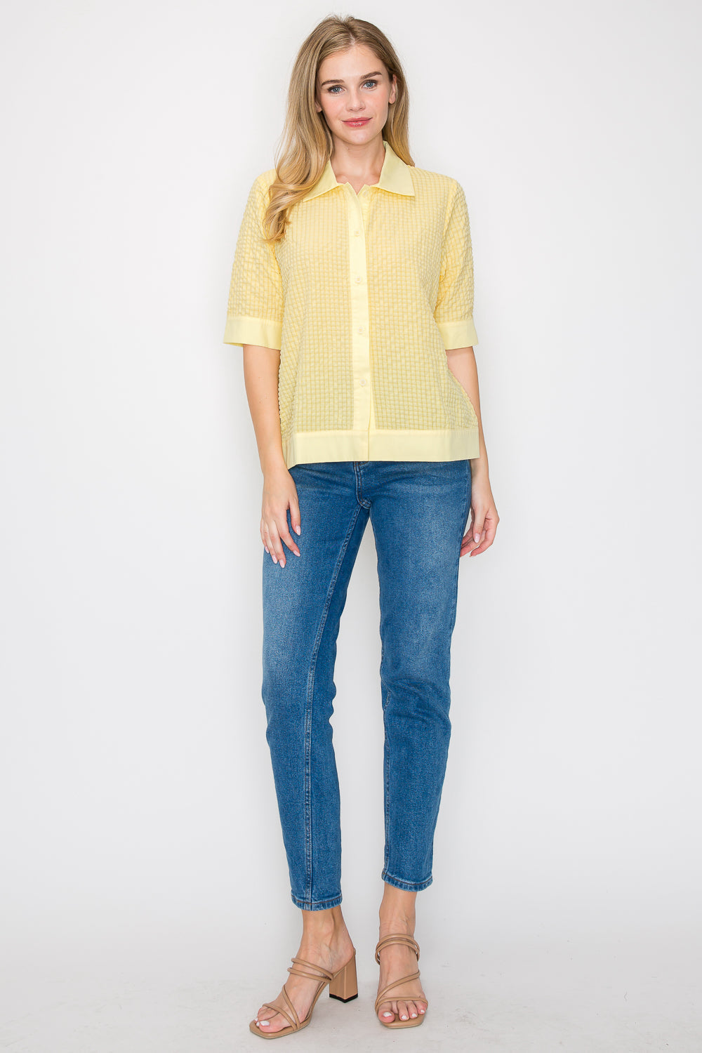 Wanessa Textured Cotton Top