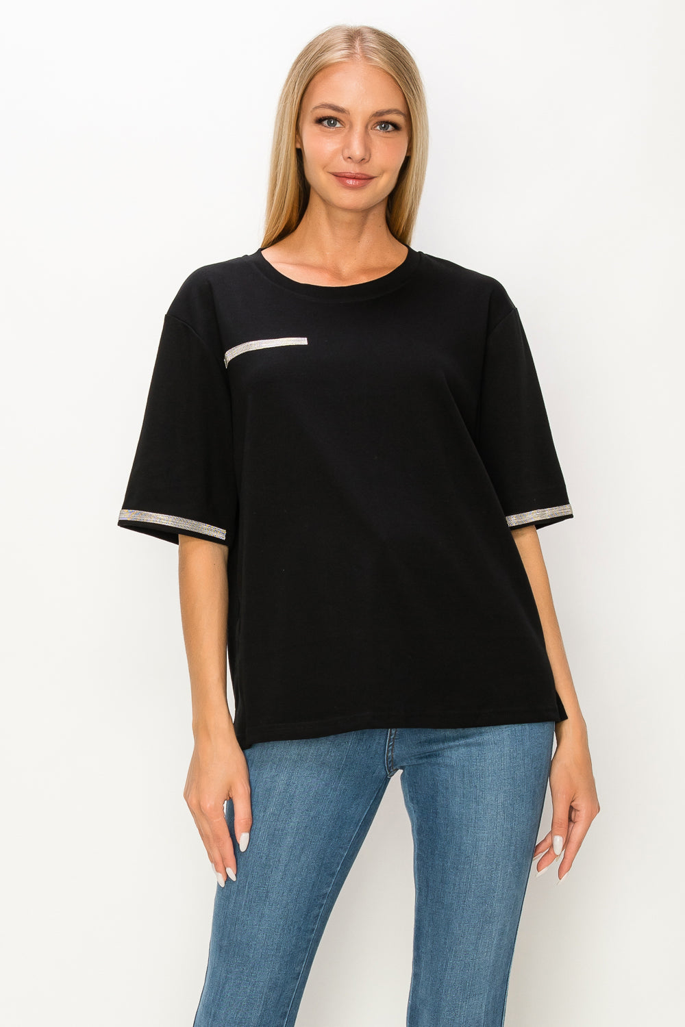 Roxi Stretch Pointe Knit Top