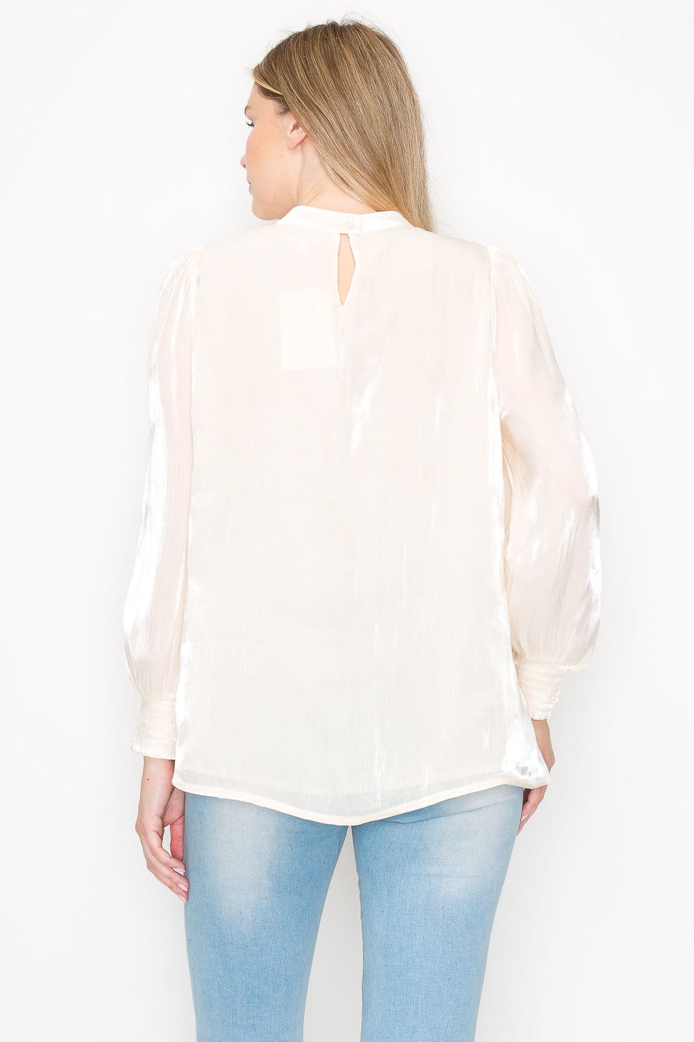 Wia Woven Shimmer Top