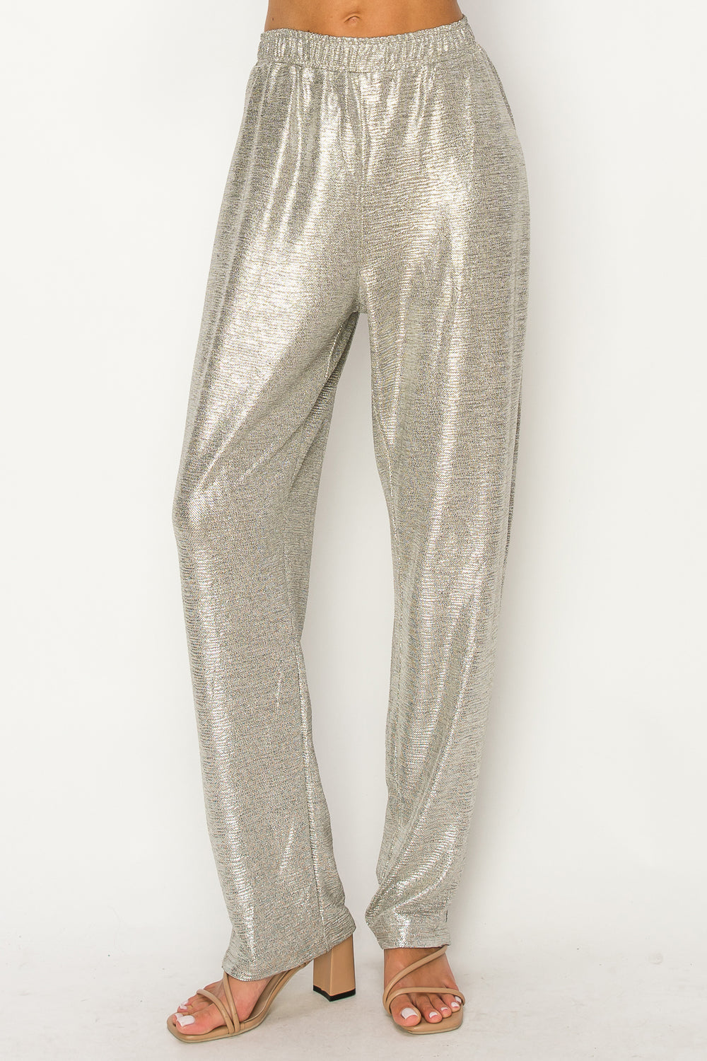 Kimberly Stretch Shine Knit Pant