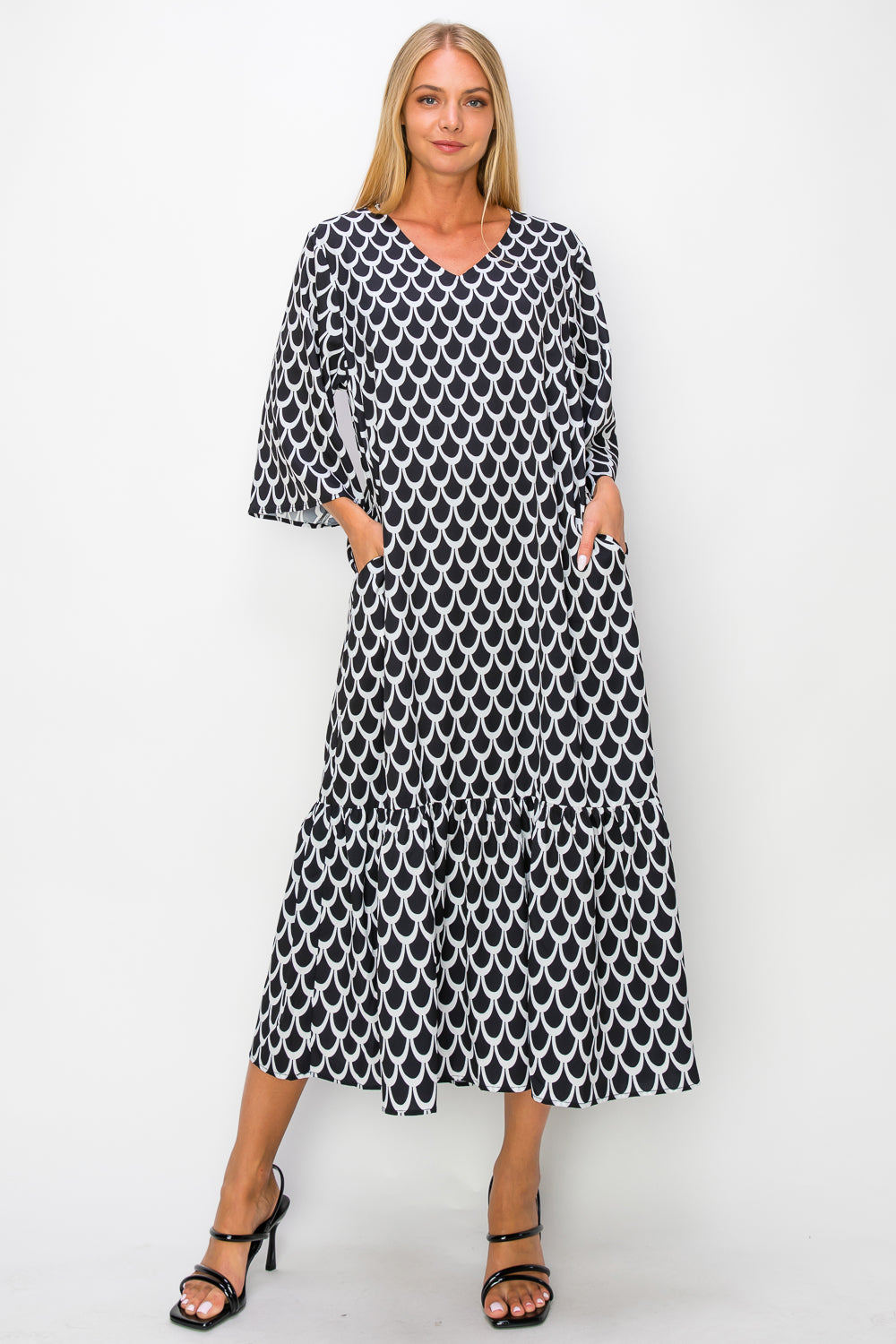 Judy Woven Print Dress