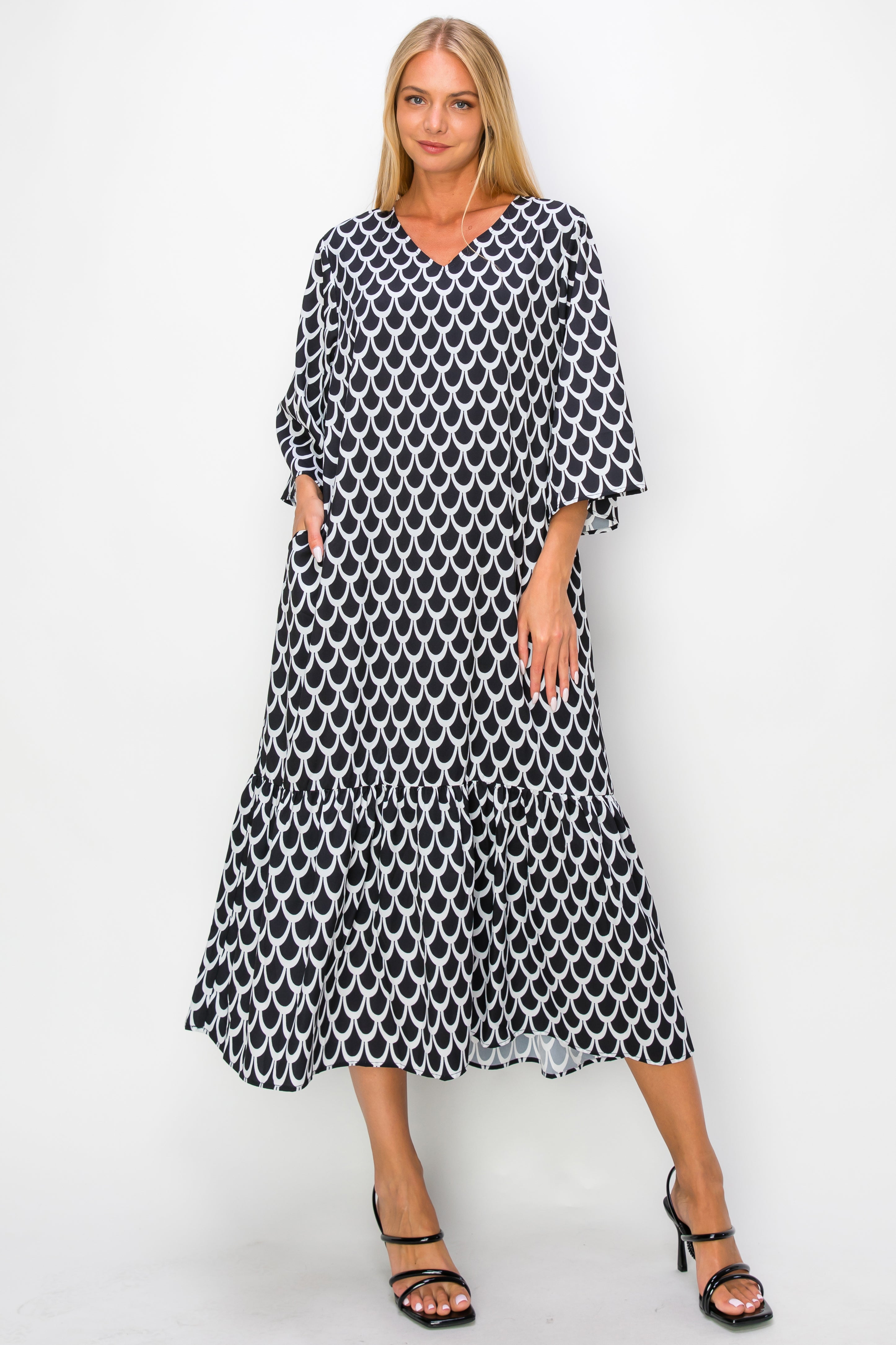 Judy Woven Print Dress