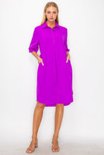 Load image into Gallery viewer, Wendi Woven Tunic Dress