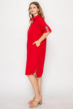 Load image into Gallery viewer, Wendi Woven Tunic Dress