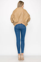Load image into Gallery viewer, Jessica Pleather Jacket Versatile 2-ways