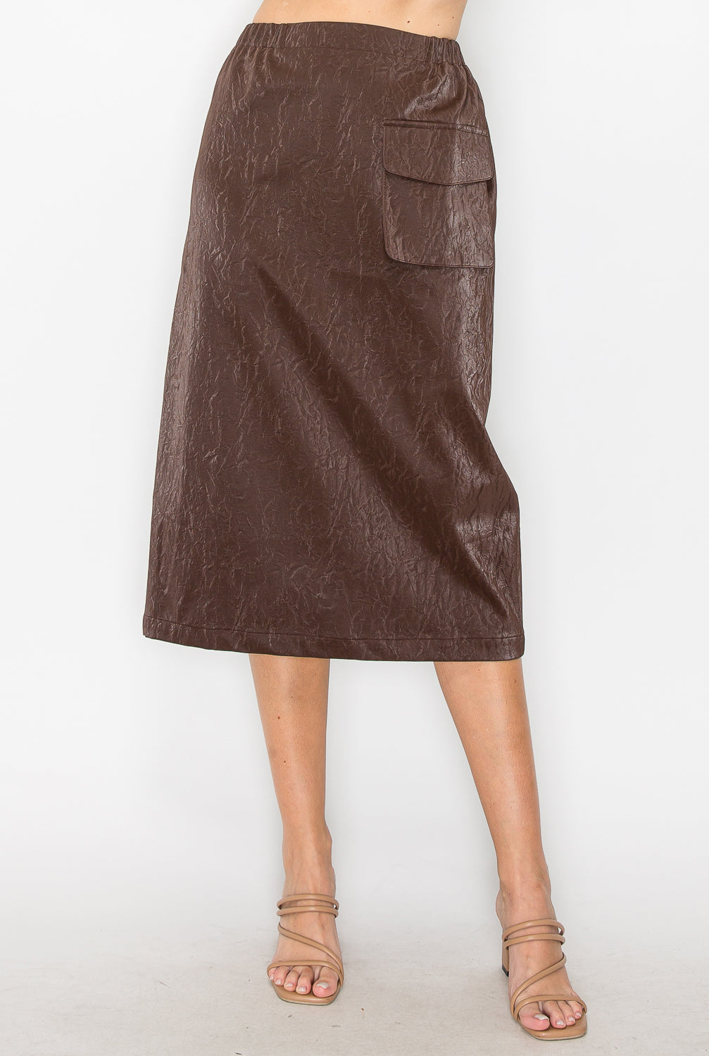 Lori Leather Skirt