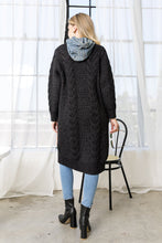 Load image into Gallery viewer, Seline Sweater Coat with Denim