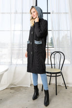 Load image into Gallery viewer, Seline Sweater Coat with Denim