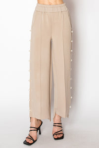 Farrah French Scuba Pearl Long Pant