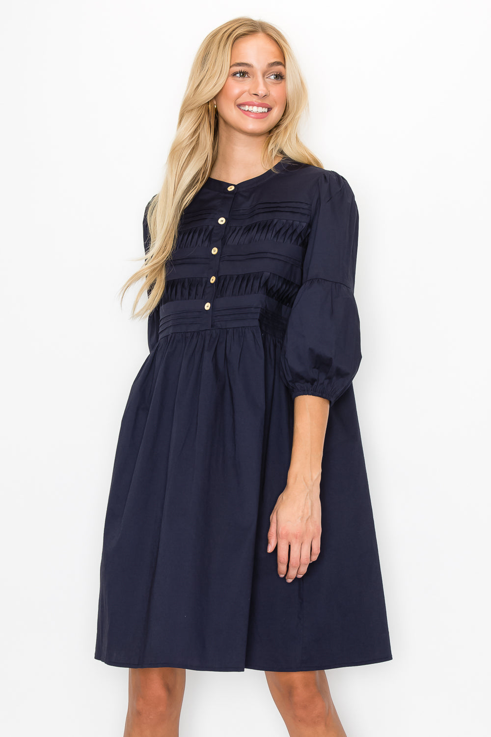 Whitney Cotton Poplin Dress