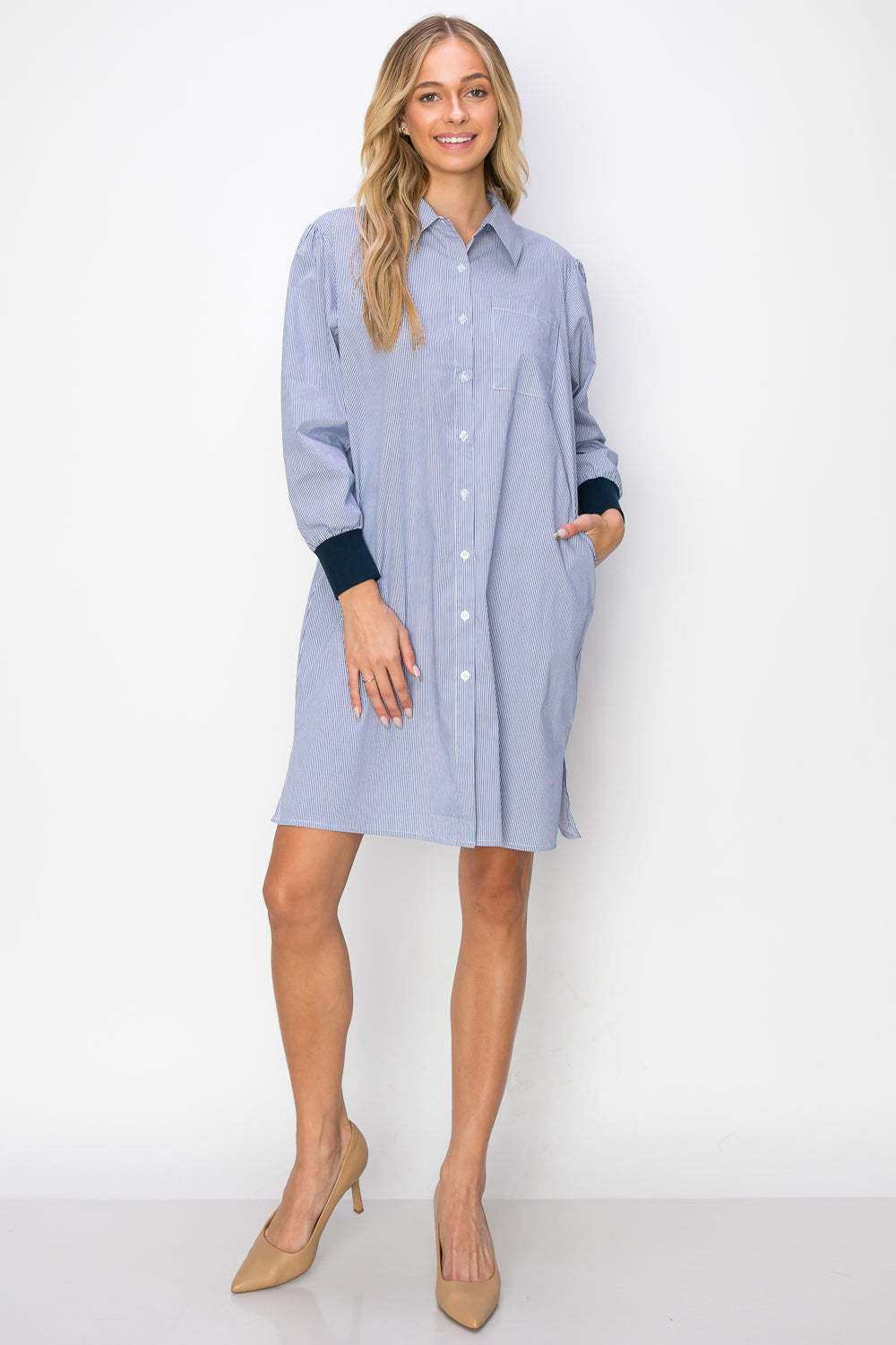 Winae Cotton Shirt Dress