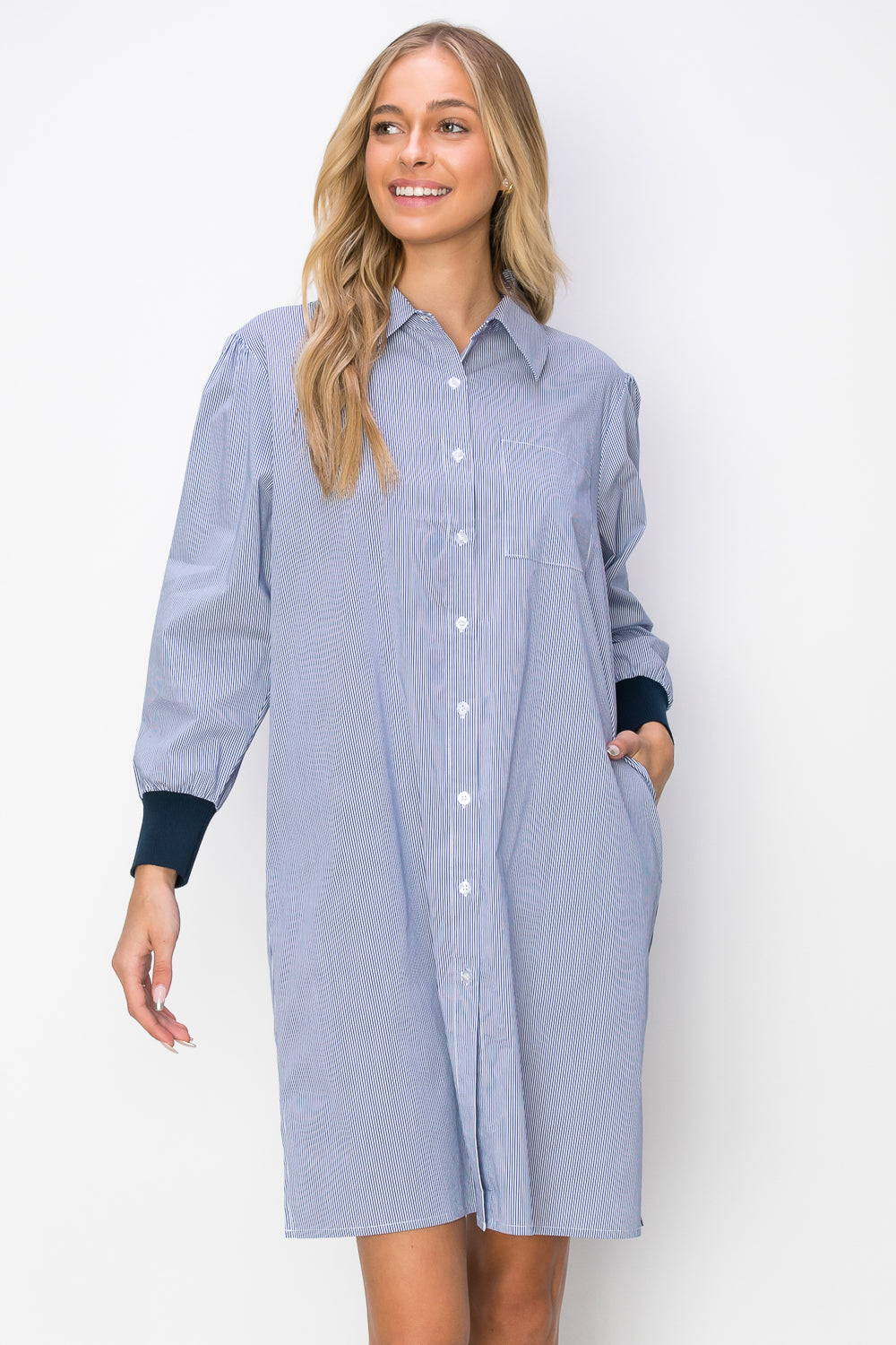 Winae Cotton Shirt Dress