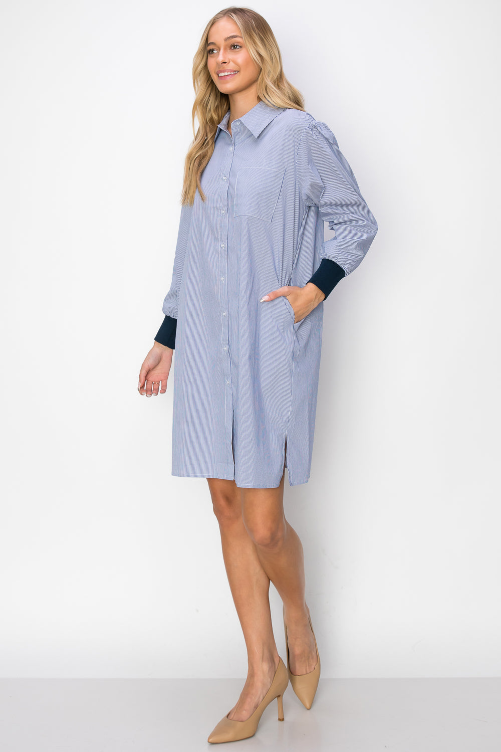 Winae Cotton Shirt Dress