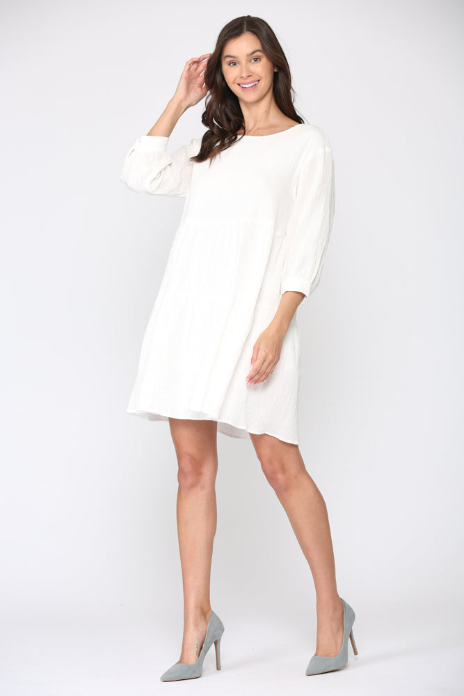 Graci Cotton Gauze Dress – Joh Apparel